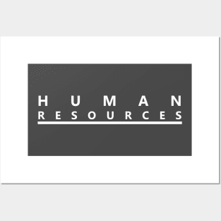 HUMAN RESOURCES (w) Posters and Art